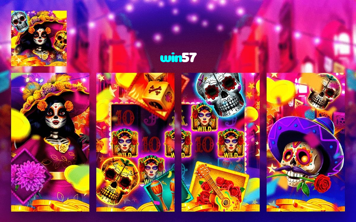 win57 casino presented on mobile device in Pakistan with slots and live games