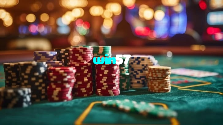 win57 casino presented on mobile device in Pakistan with slots and live games